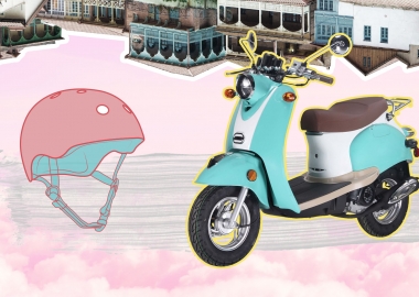 შეუპოვარი მხედრობა:  მოპედისტები თბილისში