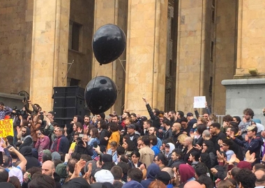 საპროტესტო აქცია „ჩვენი თავისუფლებისთვის!“ - ფოტორეპორტაჟი