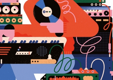 მუსიკის ინდუსტრიის 40-წლიანი გაყიდვების ვიზუალიზაცია