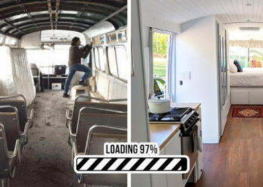 როგორ გადავაკეთოთ ავტობუსი პატარა ლამაზ სახლად