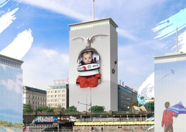 წარმოგიდგენთ "ვენის სადაზღვევო ჯგუფის" სათავო ოფისს, რინგტურმს, როგორც ხელოვნების ობიექტს