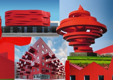 150 "ყველაზე წითელი" ნაგებობა არქიტექტურაში - Red: Architecture in Monochrome