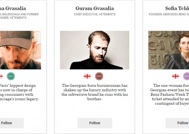 მსოფლიო მოდის ინდუსტრიის TOP 500-ში უკვე 3 ქართველია - Business of Fashion