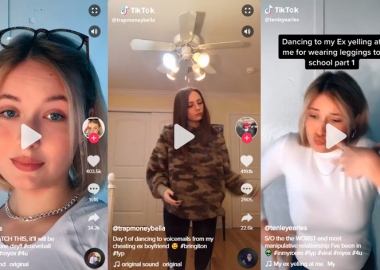 გოგონები ყოფილი შეყვარებულების ხმოვან წერილებზე ცეკვავენ - TikTok-ის ახალი ტრენდი