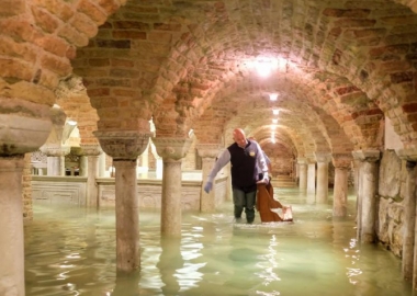 ვენეცია წყალდიდობამ წალეკა - მათ შორის მოედნები, ბაზილიკა და ისტორიული შენობები