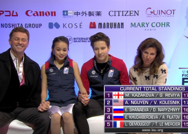 საქართველომ ისტორიაში პირველად ფიგურული სრიალის ჩემპიონატში პირველი ადგილი დაიკავა