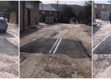 დღის ვიდეო: "ჩაკერებული" გზა სამგორის რაიონში