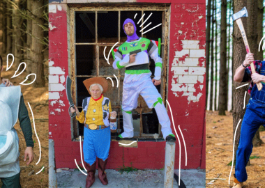 93 წლის ბებია და მისი შვილიშვილი სასაცილო კოსტიუმებში გამოეწყვნენ და ბრწყინვალედ გამოიყურებიან