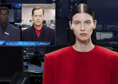 ბალენსიაგას ახალ რეკლამაში მოდელებმა წამყვანების როლი მოირგეს