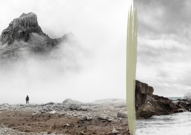 ფოტოგრაფი ბუნების წინაშე ადამიანის სიმცირესა და უმწეობას ასახავს