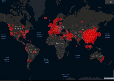 კორონავირუსის გავრცელების ინტერაქტიული რუკა - მსოფლიო დინამიკა და ციფრები დღეს