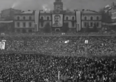 სტალინის დაკრძალვა, თბილისი - უნიკალური დოკუმენტური კადრები - დღის ვიდეო