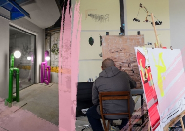 ზურა აფხაზის არაონლაინ გამოფენა მწვანე მდელოზე - „დედიკას გალერეა ინვაინრომენთალში“