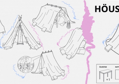 IKEA-მ ბავშვებისთვის კარანტინის შესამსუბუქებლად სათამაშო სახლები შექმნა