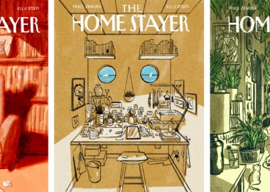 იაპონელი ილუსტრატორის დანახული სხვადასხვა ხასიათის სახლები New Yorker-ის სტილში