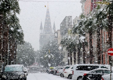 ბათუმში თოვლი მოვიდა - ფოტორეპორტაჟი