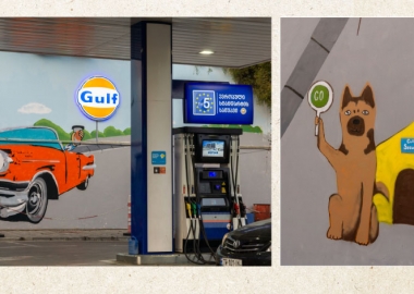 გაგოშას ახალი ნახატი Gulf Store-სთვის