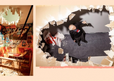 ჰაერში თავისუფლად ცურვის ოცნება ილია კაბაკოვის ინსტალაციაში