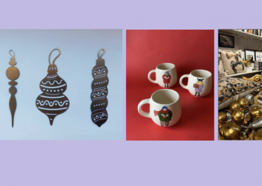 საახალწლო თემატიკის ნივთები ინტერიერის სადღესასწაულოდ გასაფორმებლად