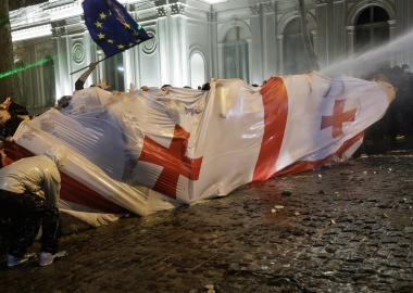 7 მარტის საპროტესტო აქცია - გიორგი ნაკაშიძის ფოტოები
