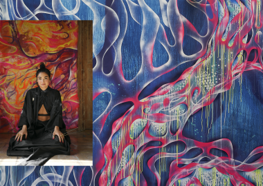 "ტკბილბალახას დაწვნა" - ელნარა ნასირლის პერსონალური გამოფენა