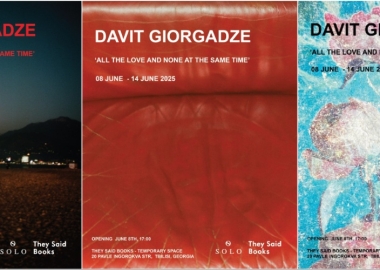 „ALL THE LOVE AND NONE AT THE SAME TIME“ - დავით გიორგაძის ახალი წიგნი